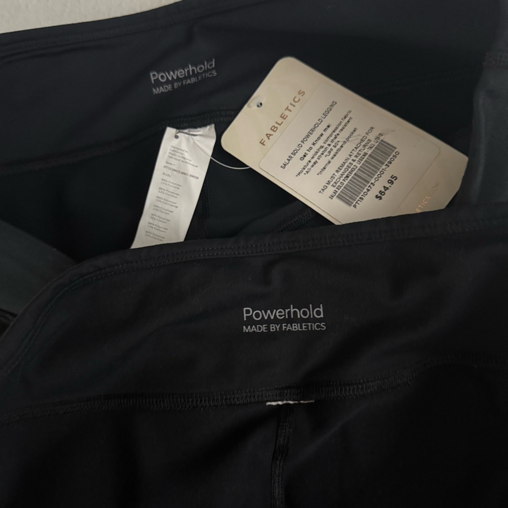 Fabletics Powerhold Black Long Active Leggings - … - image 6